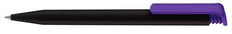 Ручка шариковая пластиковая Senator Super Hit Recycled, черная / фиолетовая фото