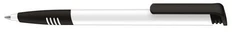 Ручка шариковая пластиковая Senator Super Hit Basiс Polished Soft grip, белая / черная фото