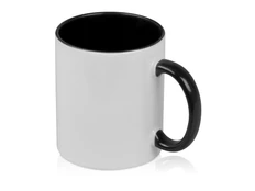 Кружка Sublime Color для сублимации, черный/ белый фото