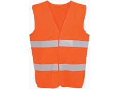 Жилет светоотражающий, ярко-оранжевый фото