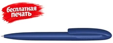 Ручка шариковая пластиковая Senator Skeye Bio matt, темно-синяя фото