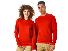 Свитшот унисекс Us Basic Motion с начесом, красный фото