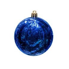 Шар новогодний Gloss, синий фото