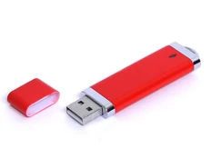 Флешка USB 3.0 на 64 Гб Промо, классическая форма, желтая фото