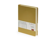 Ежедневник недатированный Bruno Visconti Megapolis А5, золотой фото