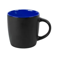 Кружка Mycup Intro, 350 мл., черная/ синяя фото