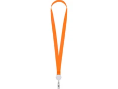 Ланъярд с ретрактором, оранжевый фото