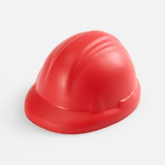 Антистресс «Каска», красный фото