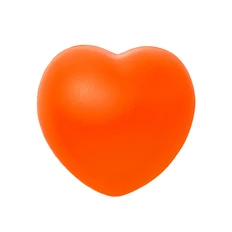 Антистресс «Сердце», оранжевый фото
