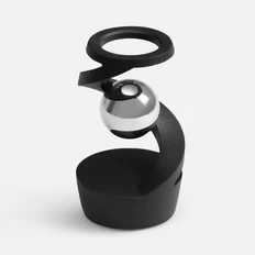 Антистресс настольный Molti Mindflow, черный / серебристый фото