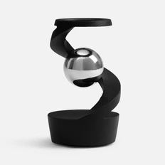 Антистресс настольный Molti Mindflow, черный / серебристый фото