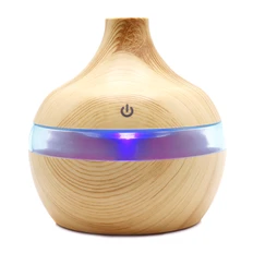 Ароматизатор-увлажнитель Holz с подсветкой и USB, коричневый фото