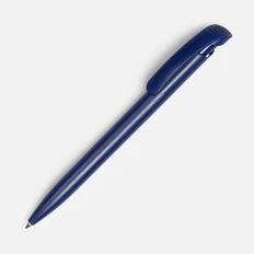 Ручка шариковая пластиковая Ritter-Pen Clear Solid, синяя фото