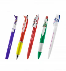 Ручки с фигурным пластиковым клипом фото