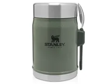 Банка для еды с ложкой-вилкой Stanley Legendary, 400 мл, зеленая фото