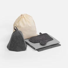 Банный набор Heat Therapy ver.2, мужской, светло-серый фото