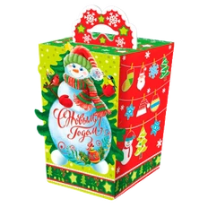 Баул «Снеговики», разноцветный фото