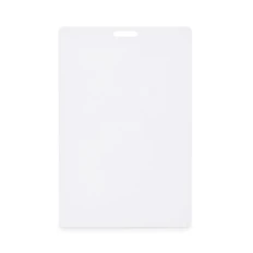 Бейдж для ланъярда, белый фото