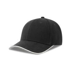 Бейсболка Atlantis Pilot Piping Sandwich-S, 6 клиньев, черная фото