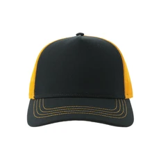 Бейсболка Atlantis Rapper Canvas-S, 5 клиньев, черная / желтая фото
