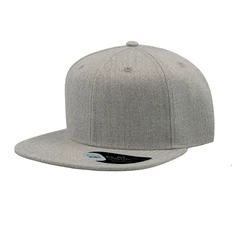 Бейсболка Atlantis Snap Back, 6 клиньев, серый меланж фото