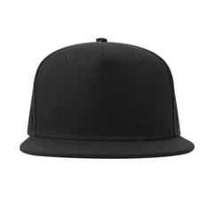 Бейсболка Atlantis Snap Five-S, 5 клиньев, черная фото