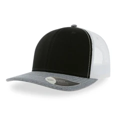 Бейсболка Atlantis Sonic 280, 6 клиньев, черная/ белая фото