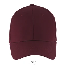 Бейсболка Blaze, 6 клиньев, бордовая фото