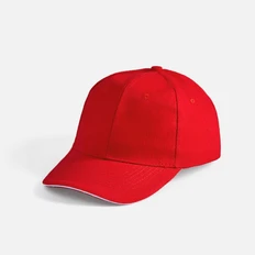 Бейсболка Sol's Buffalo, красная/ белая фото