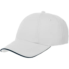 Бейсболка Molti Canopy, 6 клиньев, белая / темно-синяя фото