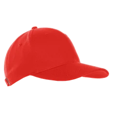 Бейсболка хлопковая Stan 01, 5 клиньев, 330 гр/м2, красная фото