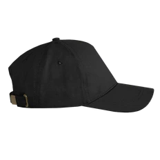 Бейсболка хлопковая Stan 12, 5 клиньев, 260 гр/м2, черная фото