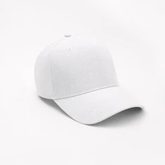 Бейсболка с металлической застежкой Portobello Fit, 5 клиньев, белая фото