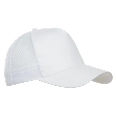Бейсболка с сеткой Stan 05, 5 клиньев, 280 гр/м2, белая фото