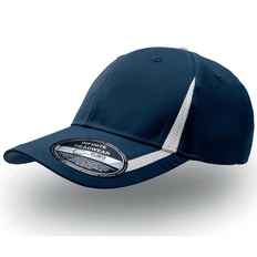 Бейсболка с застежкой на липучке Atlantis Jogging, 6 клиньев, темно-синяя фото