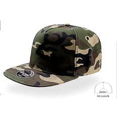 Бейсболка Atlantis Snap Five 5 клиньев, плоский козырек, камуфляж фото