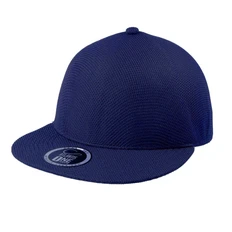 Бейсболка Atlantis Snap-one, плоский козырек, темно-синяя фото