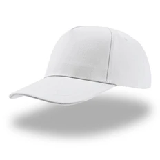 Бейсболка унисекс 5 клиньев с застежкой на липучке Atlantis Liberty Five, 5 клиньев, белая фото