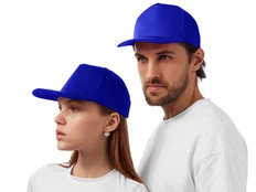 Бейсболка US Basic Mix, синяя фото