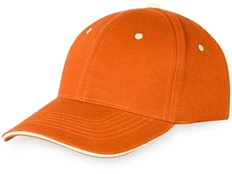 Бейсболка US Basic New Castle, оранжевая фото