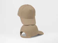 Бейсболка US Basic Poly, 120 г/м2, бежевая фото