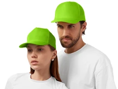 Бейсболка US Basic Poly, 5 клиньев, салатовая фото