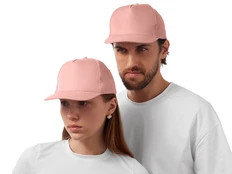 Бейсболка US Basic Poly, пыльно-розовая фото
