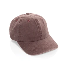 Бейсболка из хлопковой саржи XD Xclusive Beau Aware™, 6 клиньев, 270 г/м², темно-бордовая фото