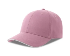 Бейсболка из органического хлопка Atlantis Liberty Sandwich-S, 6 клиньев, светло-розовая фото