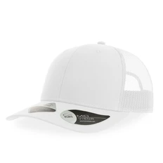 Бейсболка из переработанного полиэстера Atlantis Bryce, 6 клиньев, белая фото