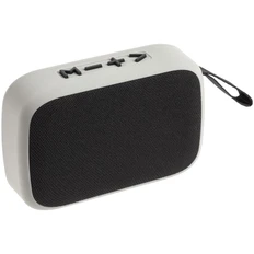 Колонка беспроводная с FM радио Borsetta, белая фото