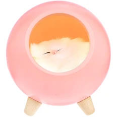 Лампа-колонка беспроводная Right Meow, розовая фото