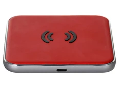 Зарядное устройство беспроводное Rombica NEO Energy, красное / черное фото