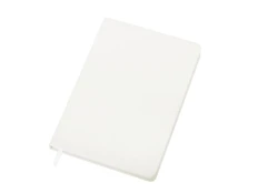 Бизнес-блокнот C2 А5, soft-touch, белый фото